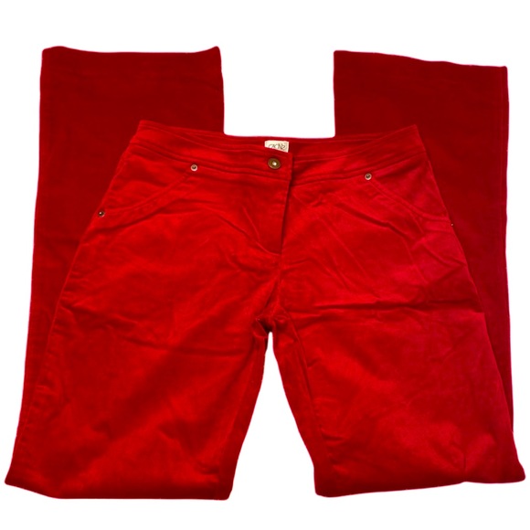 Cache Pants - Vintage Cache Deep Red Wide Leg Pants